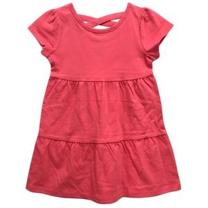 Criss-Cross Back Tiered Knit Dress